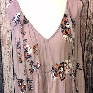 Torrid Plus Size Floral Print Chiffon Tank Top 1